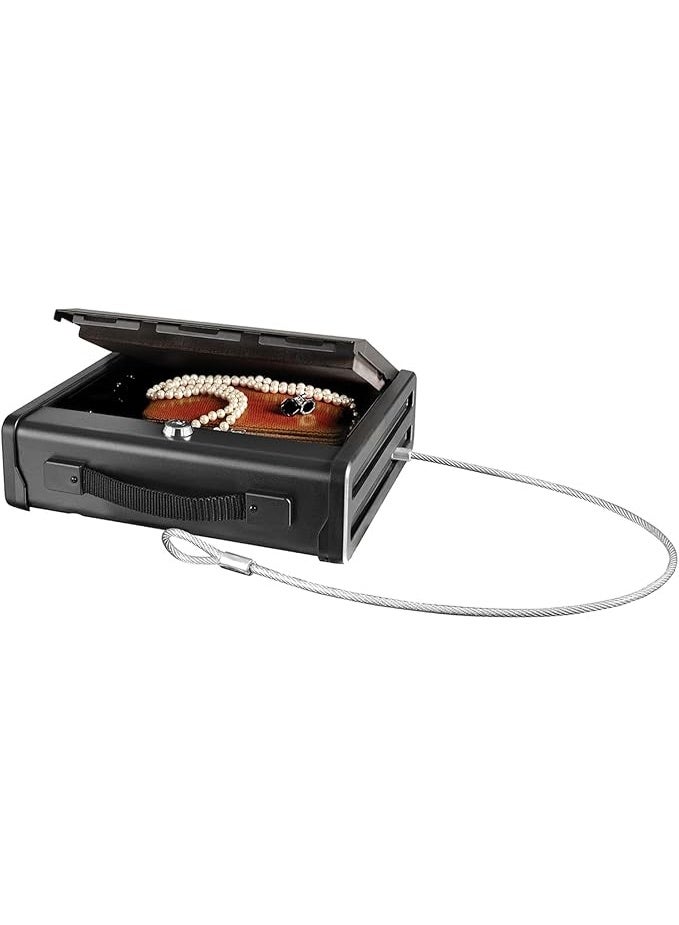 ماستر لوك خزنة درج مدمجة (قفل مفتاح) (كابل ستيل) من ماستر لوك PP1KML - خزنة صغيرة، M - Image 1